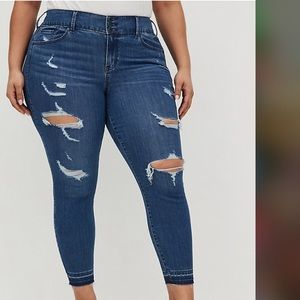 Torrid Jegging jeans super soft dark wash plus size torrid